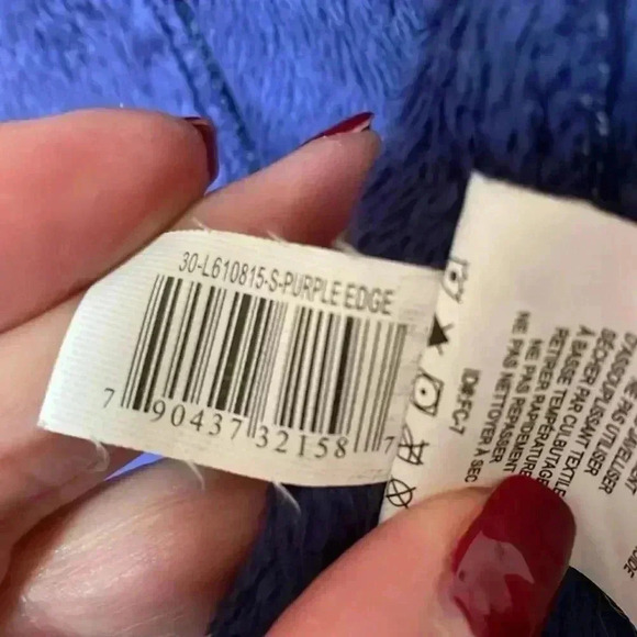 Free Country Women’s Small Purple Full Zip Fleece Lined Hooded Jacket - Picture 11 of 11